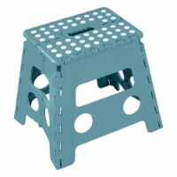 Medium Foldable Space Saving Step Stool , Teal