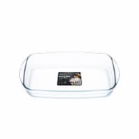 Oven Safe Premium Glass Rectangular Baking Dish, 2.1 QT