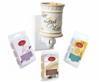 Live Laugh Love Plug in Wax Warmer with 3 Scented Wax Sets