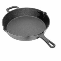 Heavy Duty Pre Seasoned Cast Iron Frying Pan, 10 Inch Fry Pan