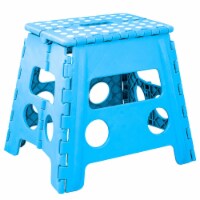 Medium Folding Space Saving Step Stool , Blue