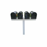 Handy Post HP-1W4L 4L Sleeve Vinyl Mailbox Post, White