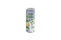 Aura Bora Herbal Lavender Cucumber Flavored Sparkling Water Can Perspective: Main