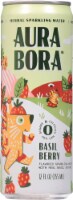 Aura Bora Herbal Basil Berry Flavored Sparkling Water Can Perspective: Main