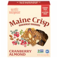 Maine Crisp Cranberry Almond Buckwheat Crisps Perspective: Main