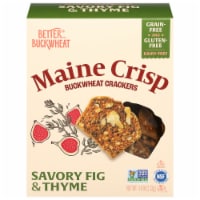 Maine Crisp Savory Fig & Thyme Buckwheat Crisps Perspective: Main