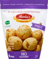 Maria’s Cheese Puffs Garlic Artisan Brazilian Cheese Bread Perspective: Main