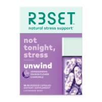 R3SET Unwind Natural Stress Support Supplement Capsules