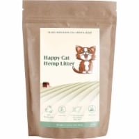 Happy Cat Hemp Kitty Litter 100% Natural and Biodegradable 7X Clay Absorbency, 4 Pound Bag