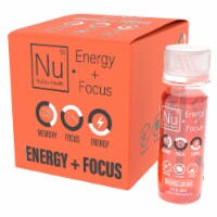 Nu2ra+ Health Drinks for Energy & Focus, Orange Cream, 2-oz., 12-pk