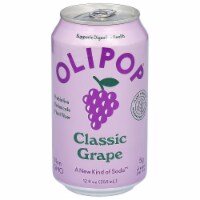 Olipop® Classic Grape Soda Can Perspective: Main