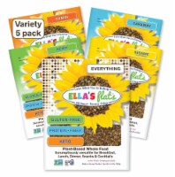 Ella's Flats™ 5 Flavor All Seed Savory Crackers Variety Pack