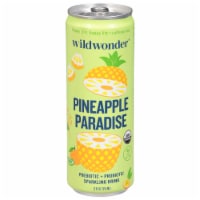Wildwonder® Pineapple Paradise Prebiotic + Probiotic Sparkling Drink Perspective: Main