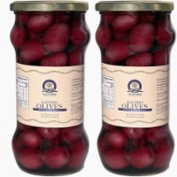 Valley Farms - Alfonso Black Olives Whole, Botija Olives (Pack of 2), 20 Oz x 2