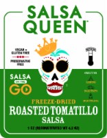 Salsa Queen Medium Freeze-Dried Roasted Tomatillo Salsa Perspective: Main