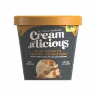 Creamalicious™ Aunt Poonie's Caramel Pound Cake™ Artisan Ice Cream