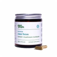 Plant People Advanced Clear Focus Herbal + Mushroom Multiplex Capsules