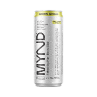 MYND Lemon Ginger Hemp Refreshing Plant Based Elixer Perspective: Main
