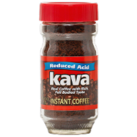 Kava Reduced Low-Acid Instant Coffee, 4 Ounce Glass Jar
