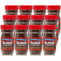Kava Reduced Low-Acid Instant Coffee, 4 Ounce Glass Jar (Pack of 12)