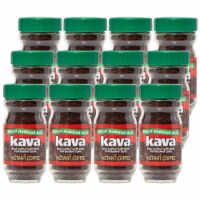 Kava Decaf Reduced Low-Acid Instant Coffee, 4 Ounce Glass Jar (Pack of 12)