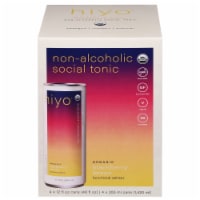 Hiyo® Non Alcoholic Social Tonic Organic Blackberry Lemon Functional Seltzer Perspective: Main