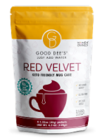 Red Velvet Keto Mug Cakes, Just Add Water, Gluten Free, No Sugar Added 4 Packets per Bag