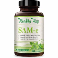 Healthy Way SAM-e, Supports Health & Brain Function, 90 Capsules, 500mg