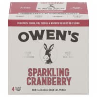 Owen's Craft Mixers Sparkling Cranberry Non Alcoholic Cocktail Mixer