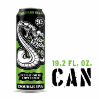 Boneyard Beer Hop Venom DIPA Craft Beer Can Perspective: Main