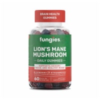 Fungies® Lion's Mane Mushroom Gummies Blueberry and Strawberry - 60 Pectin Gummies Perspective: Main