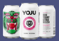 Drunk Fruit Yoju Yogurt Soju Cocktail Original Citrus Seltzer Perspective: Main