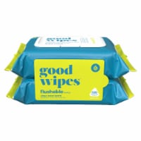 Goodwipes® Shea-Coco™ Hypoallergenic Flushable Wipes Perspective: Main