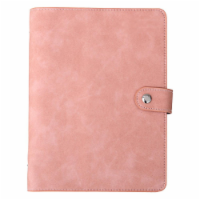 Vegan Leather Organizational Notebook - Blush Pink