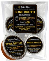 Brite Start Organic Keto Friendly Chicken + Ginger & Turmeric Bone  Broth