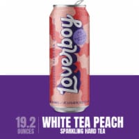 Loverboy White Tea Peach Craft Sparkling Hard Tea Single Can Perspective: Main