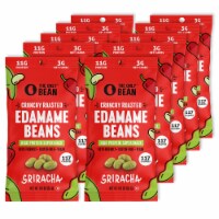 Crunchy Roasted Edamame (Sriracha), Healthy Snacks, Keto Gluten-Free & Vegan, 0.9 oz (10 Pk)