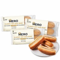 Hero Bread™ 0g Net Carb Hot Dog Buns Delicious Keto Friendly Hot Dog Buns