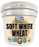 Palouse Brand Soft White Wheat Berries, 25 LBS Bucket, Emergency Food Storage