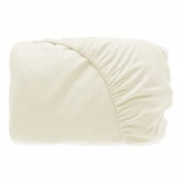 BedVoyage Luxury 100% viscose from Bamboo Fitted Sheet, Queen - Ivory