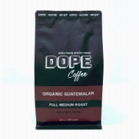 Dope Coffee Organic Guatemalan Full Medium Roast Whole Bean Coffee Perspective: Main