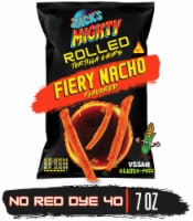 Fiery Nacho Rolled Tortilla Chips Perspective: Main