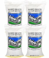 Palouse Brand Hard White Wheat Berries, 100 LBS (4 - 25 LB Bags)
