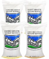 Palouse Brand Wheat Berries: Soft White, Red Spring, Red Winter, Hard White, 100 lbs total