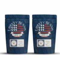 Liberty Blend 12-Oz Dark Roast Coffee Ground Bags (2-Pack) | Flavored Coffee, (Hazelnut)