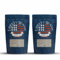 Liberty Blend 12-Oz Dark Roast Coffee Ground Bags (2-Pack), Flavored Coffee, (French Vanilla)