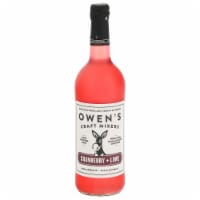 Owen's Craft Mixers Cranberry + Lime Cocktail Mixer Perspective: Main