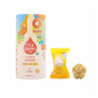Tea Drops Organic Lightly Sweetened Caffeine Free Citrus Ginger Tea