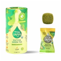 Tea Drops Organic Matcha Green Tea Bagless Lightly Sweetened Loose Leaf Tea Perspective: Main