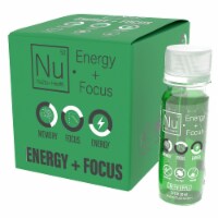 Nu2ra+ Health Drinks for Energy & Focus, Green Apple, 2-oz., 12-pk